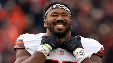 Cleveland Browns defensive end Myles Garrett