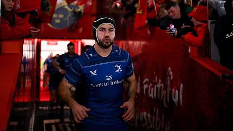 Caelan Doris impressed as his Leinster side eventually secured derby victory over Munster in Limerick