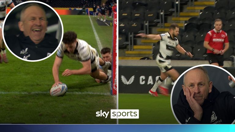 Hull FC score a last minute try but fail to kick game-winning conversion and the game goes to extra-time 