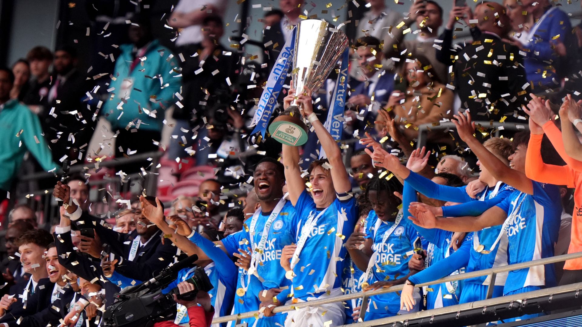 Birmingham's double dream dashed as Peterborough retain Vertu Trophy