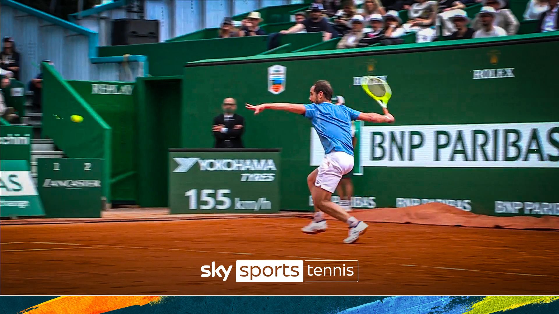 Gasquet STUNS crowd with INCREDIBLE set point!