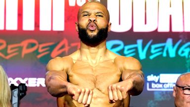 Chris Eubank Jr had to make the 160lbs middleweight limit for his fight against Conor Benn