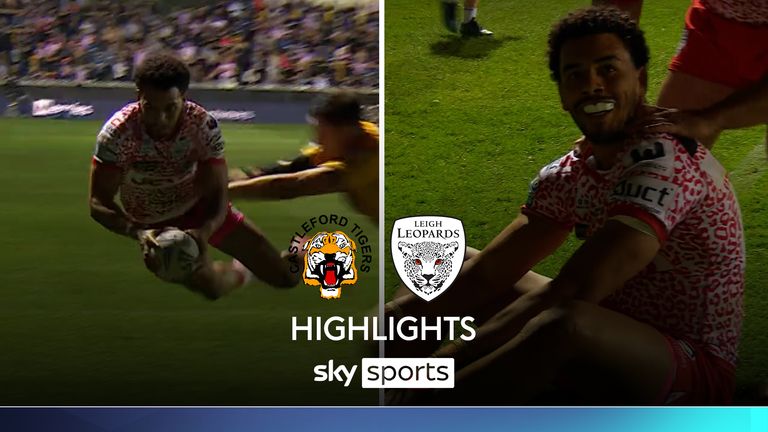 Highlights of Castleford Tigers' game against Leigh Leopards in the Super League.