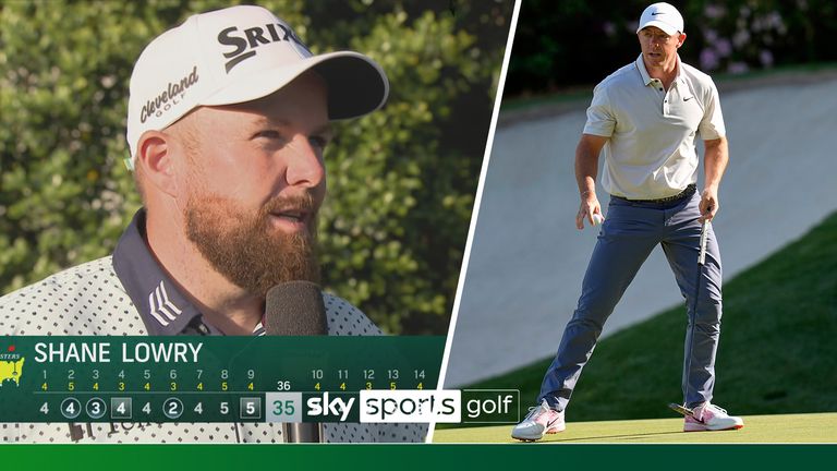 Shane Lowry was left frustrated after being asked about Rory McIlroy's performance just minutes after he finished playing.