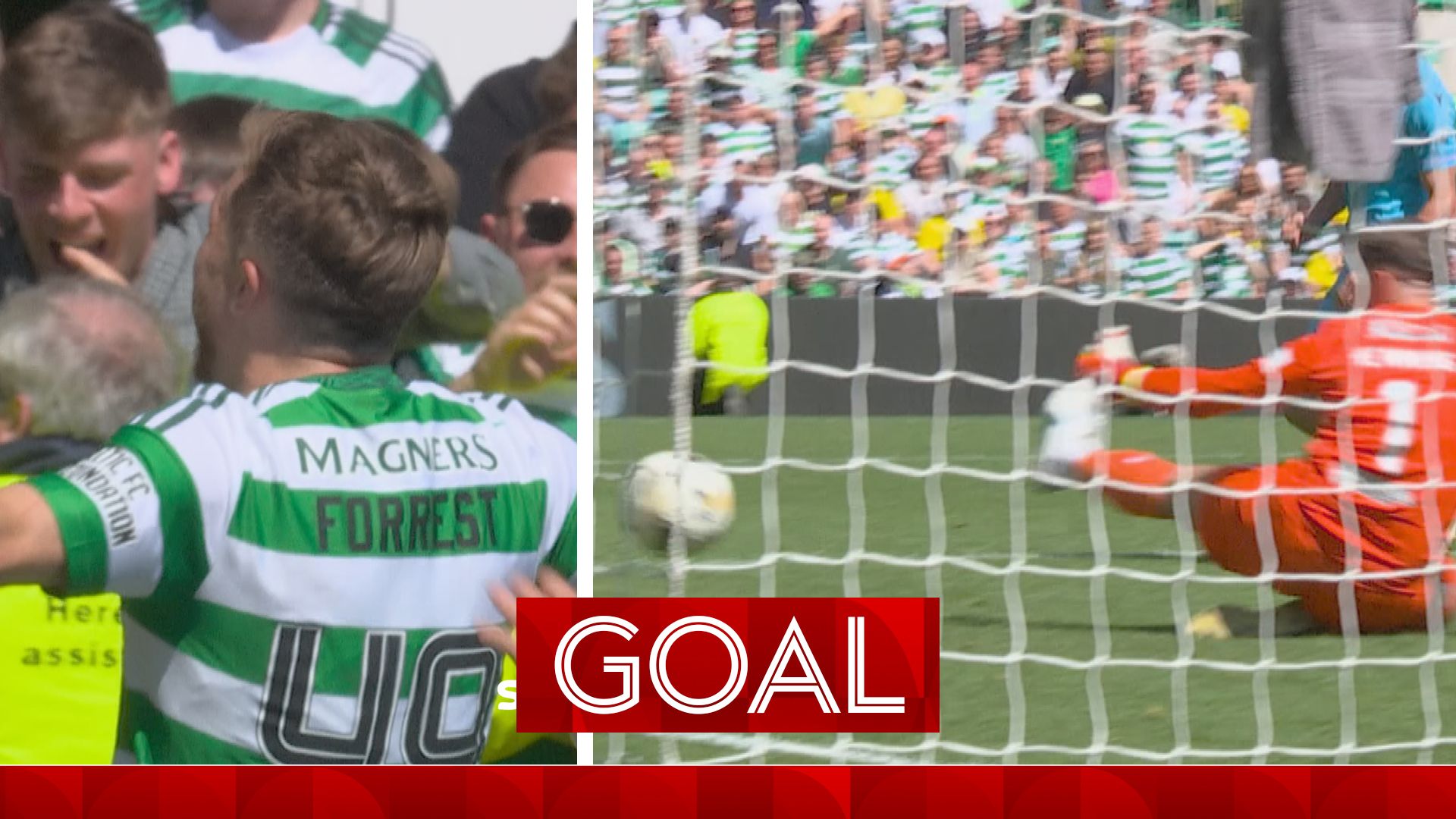 Forrest sends Celtic Park WILD with stoppage-time equaliser!