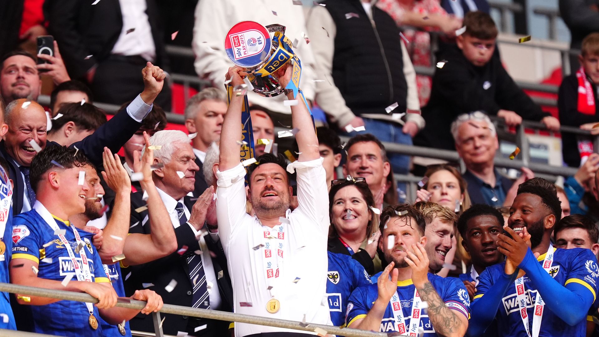 AFC Wimbledon beat Walsall to seal promotion to League One