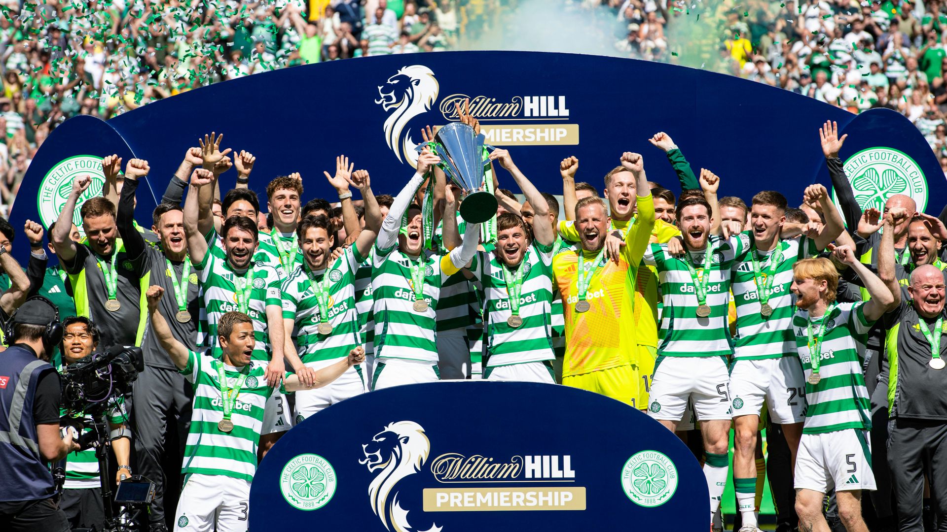 Forrest scores landmark goal to earn Celtic draw on trophy day