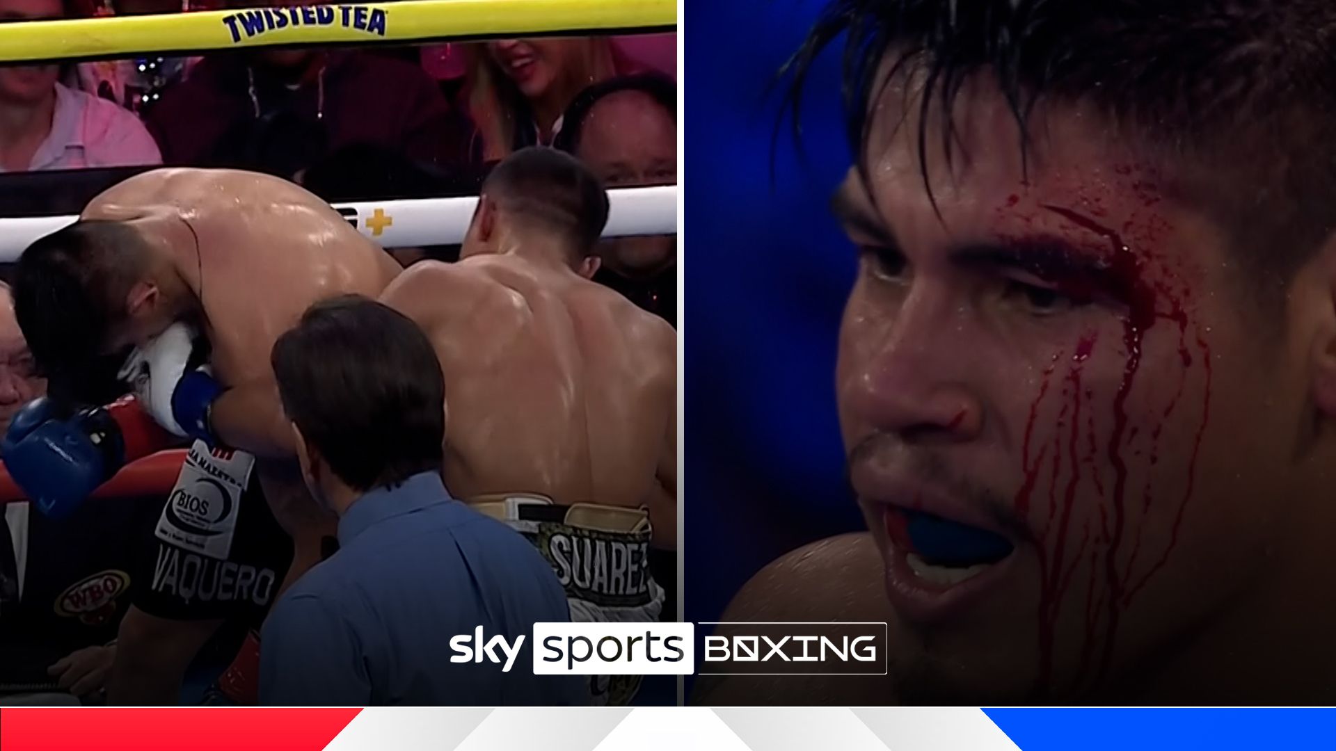 Cut controversy ends fight early as Navarrete retains title!