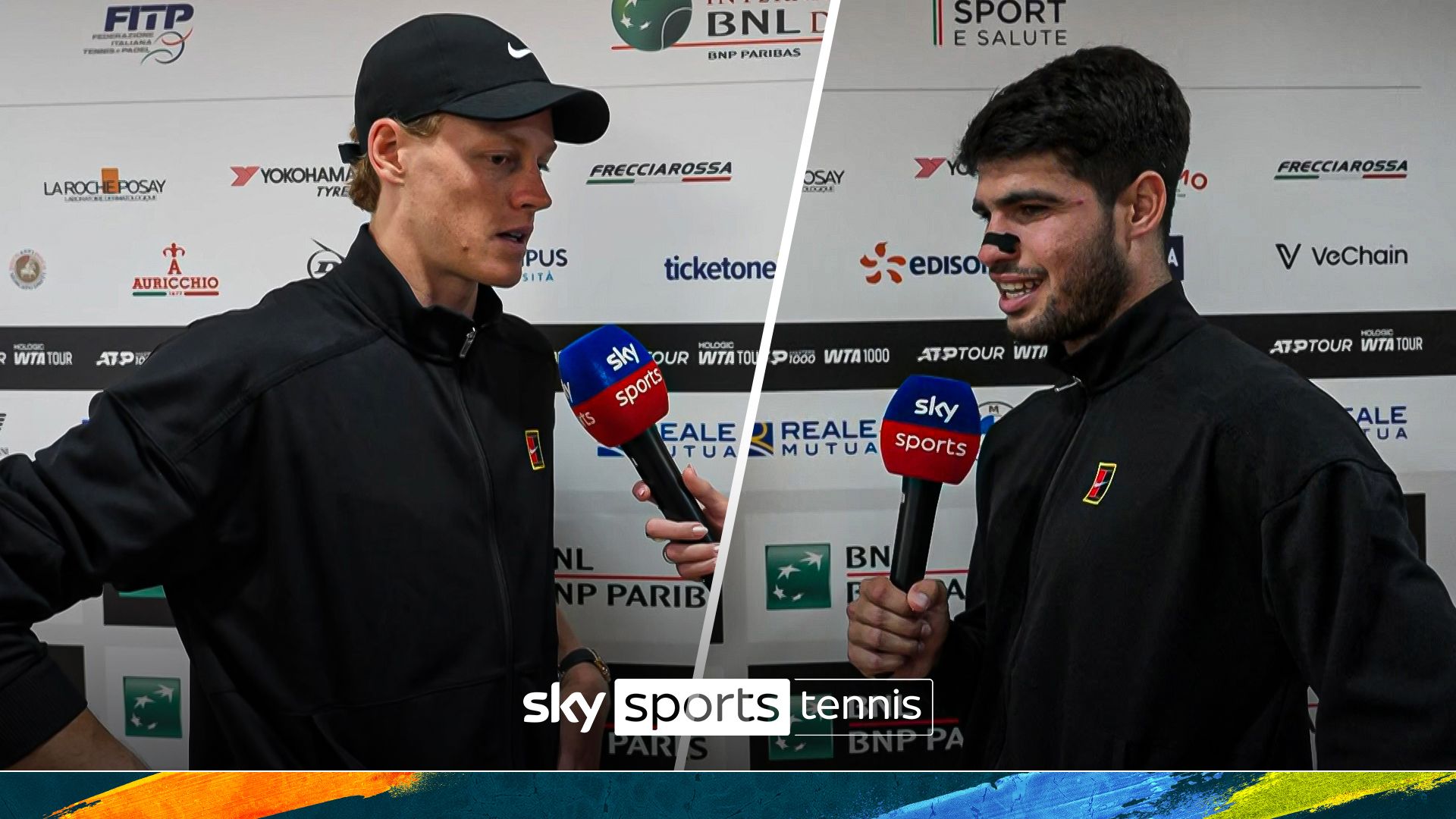 Sinner: I have to raise my level against Carlos | Alcaraz: I admire Jannik, he's incredible