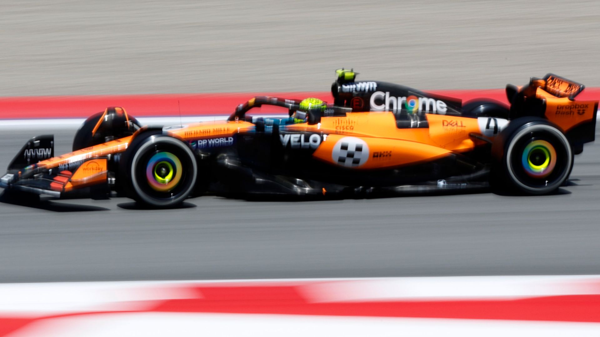 Norris fastest, Hamilton third in first practice amid new wing rules 