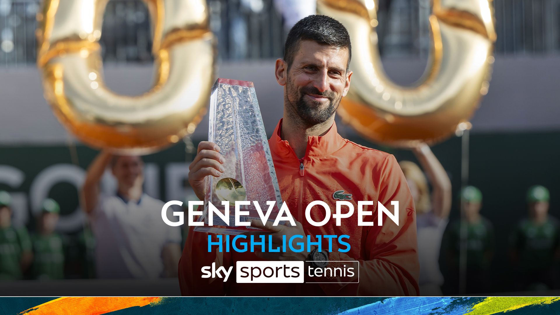 Djokovic comes through epic battle in Geneva to win 100th ATP title