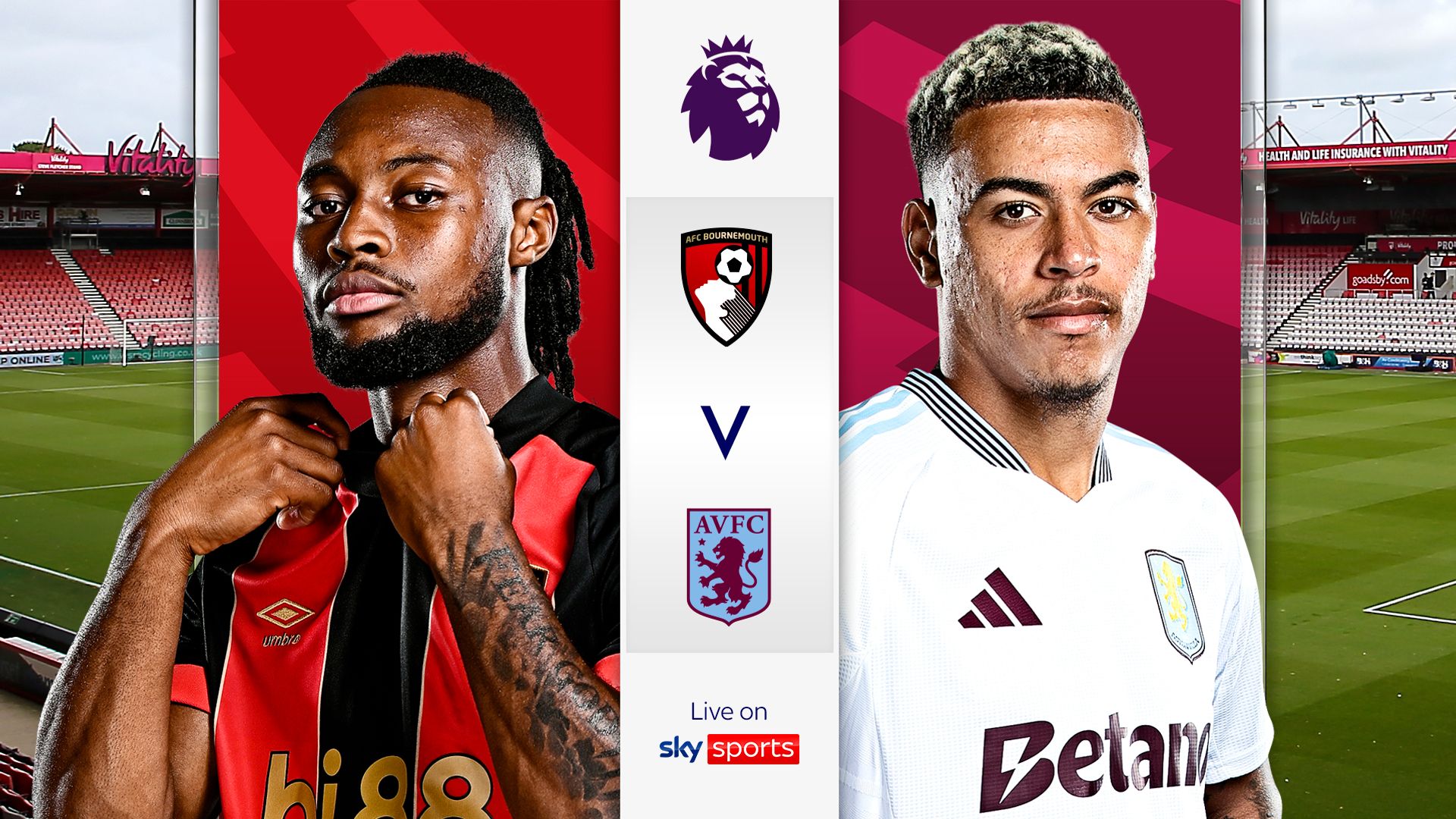 Bournemouth vs Aston Villa live on Sky: Tielemans joins Rashford on sidelines