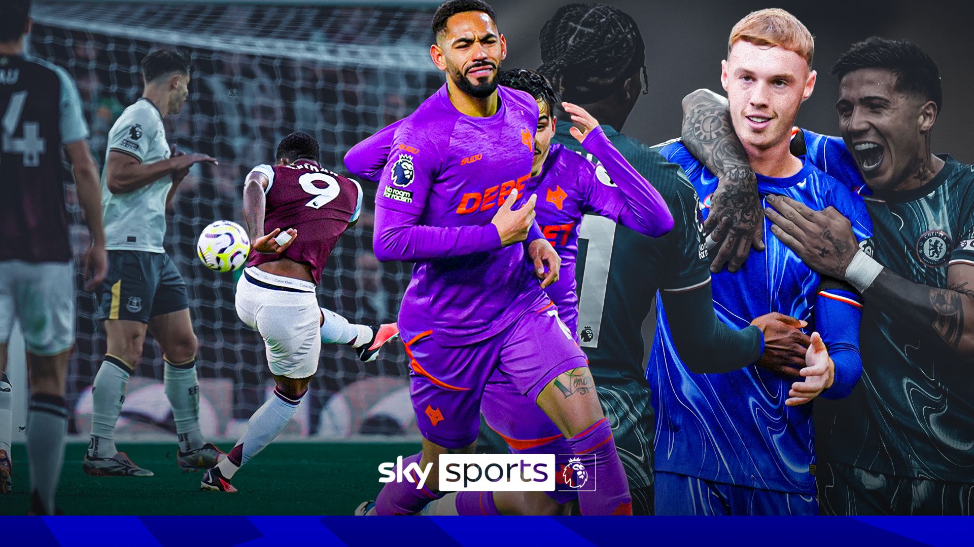 Palmer, Salah, Duran and more! | Premier League Goals of the Season Part One