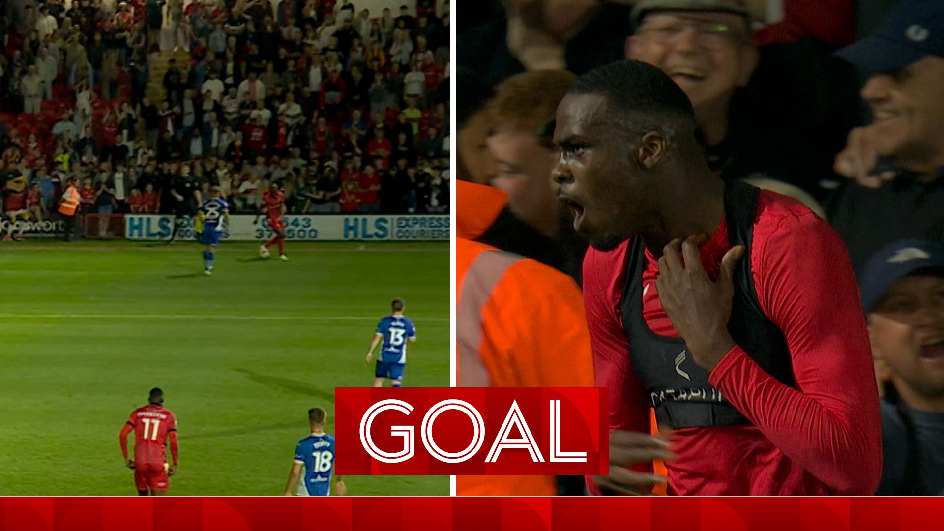 Look at the feet! Adomah's fancy footwork leads to AMAZING assist!