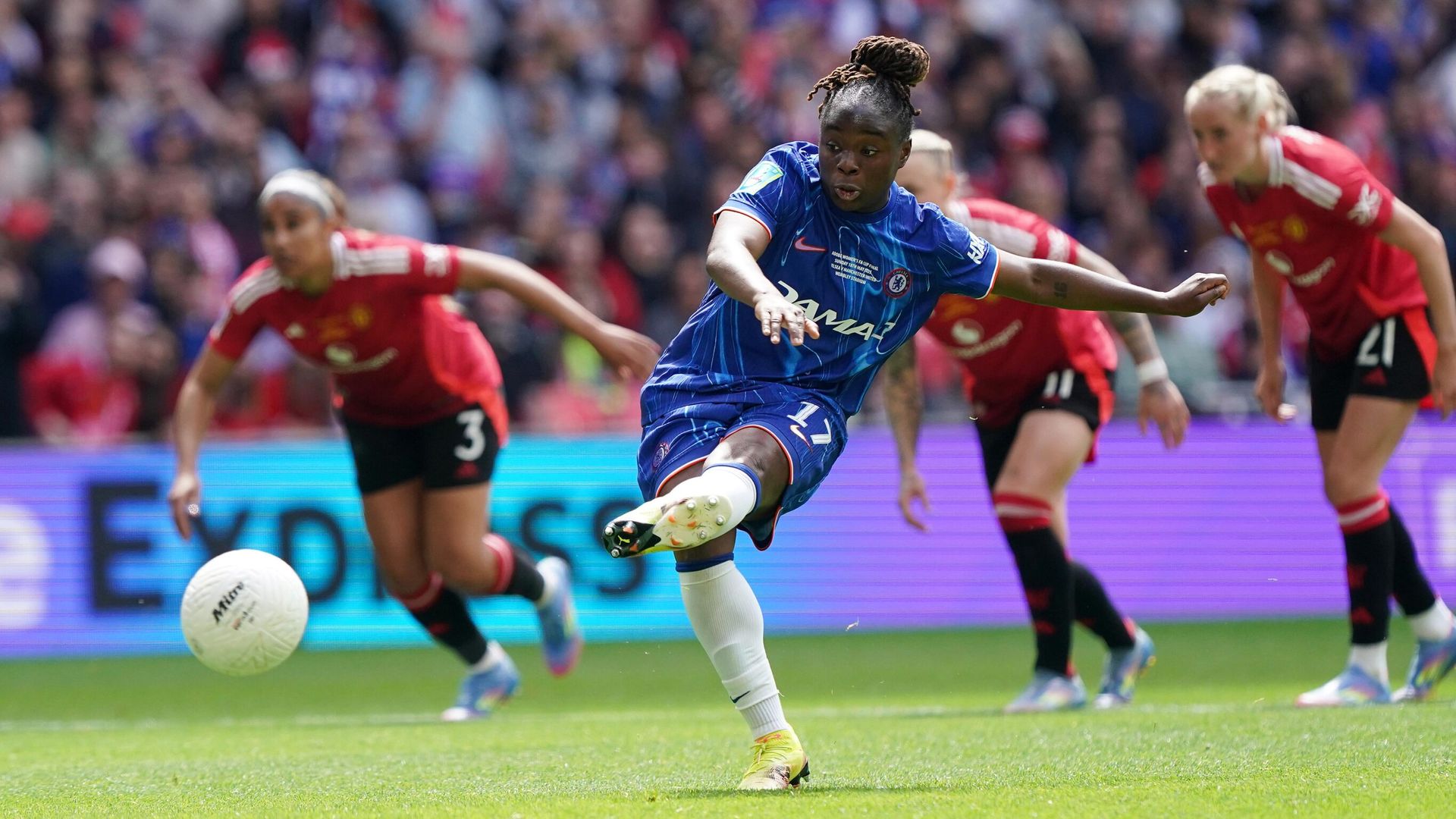 Women's FA Cup final: Baltimore pen puts Chelsea ahead LIVE!