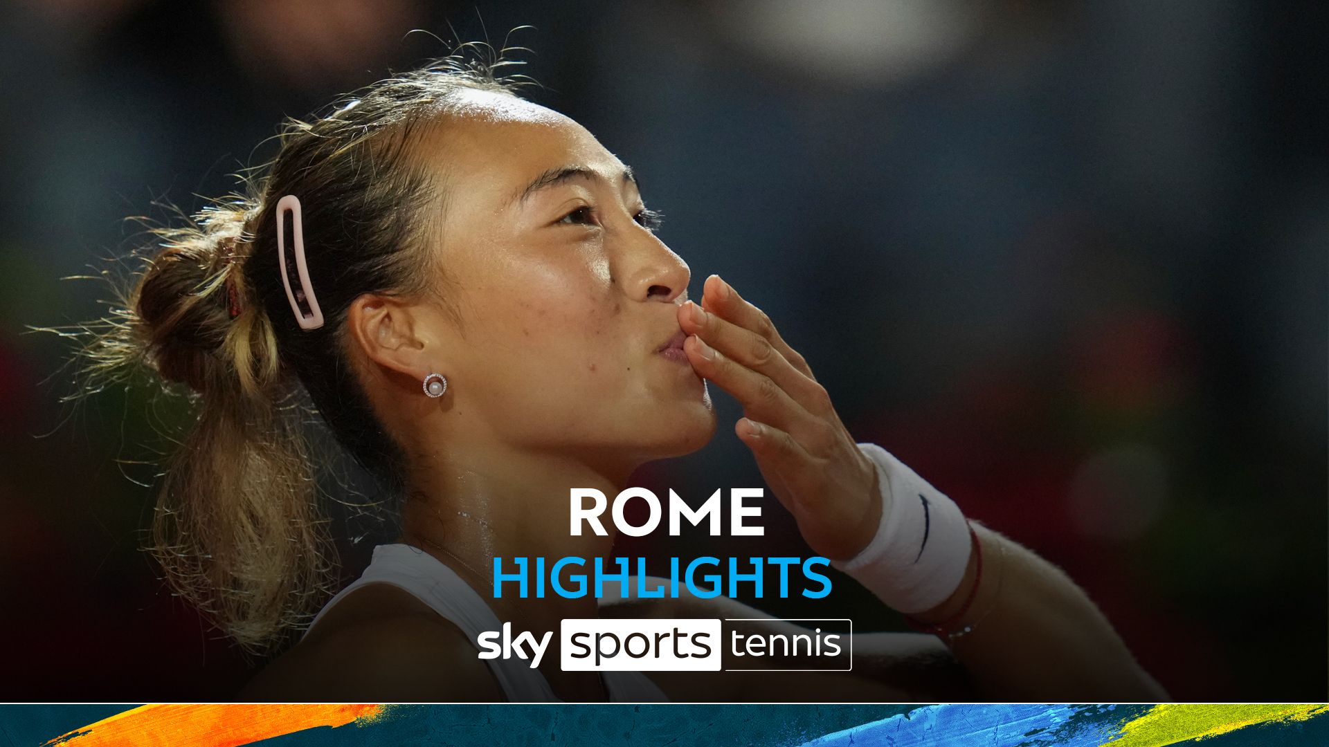 Zheng powers past Sabalenka in Rome
