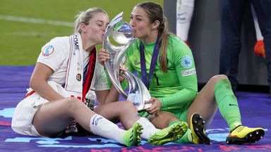 Image of Mary Earps played in every game as England won the Euro 2022 title