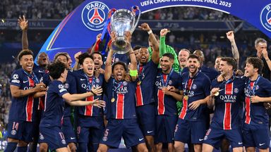 PSG lift the Champions League for the first time