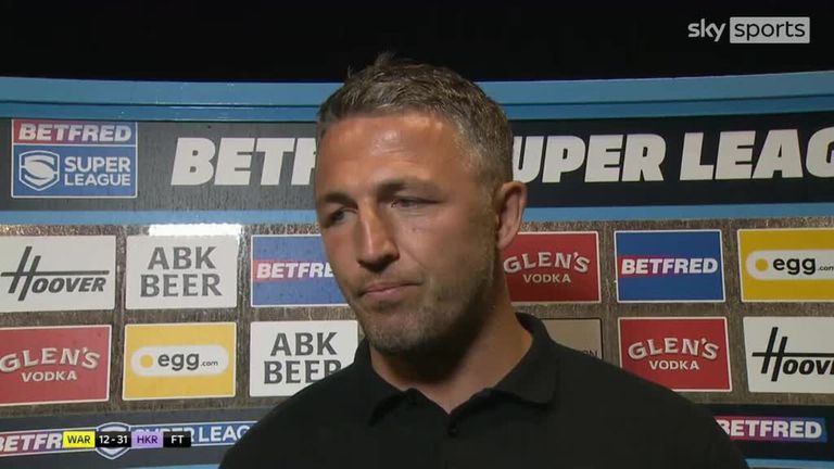 Warrington coach Sam Burgess was tight lipped when asked about the rumours surrounding him to the Perth job