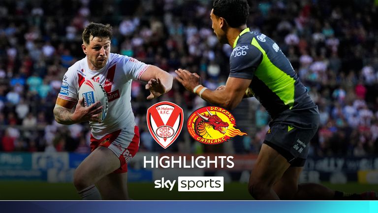 Highlights of St Helens' Super League victory over Catalans Dragons
