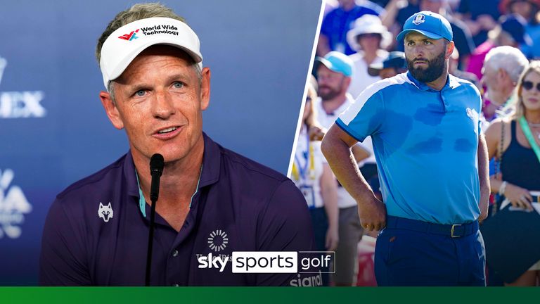 Team Europe captain Luke Donald denies that he has 'locked in' any players for the Ryder Cup this year as he discusses eligibility of LIV golfers, including Jon Rahm