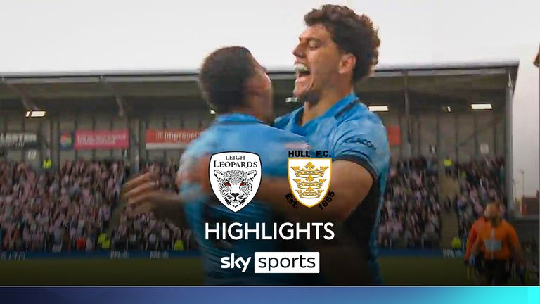Highlights of Hull FC's victory at Leigh Leopards in the Super League
