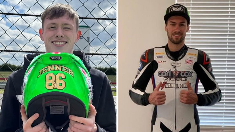 Owen Jenner, left, and Shane Richardson. Pics: @OwenJenner86/Instagram/@ShaneRRacing/X