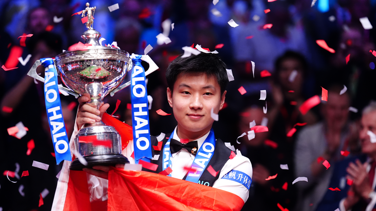 Zhao XINTong defeated Mark Williams to secure the World Snooker World Championship title and become the first Chinese winner of the tournament