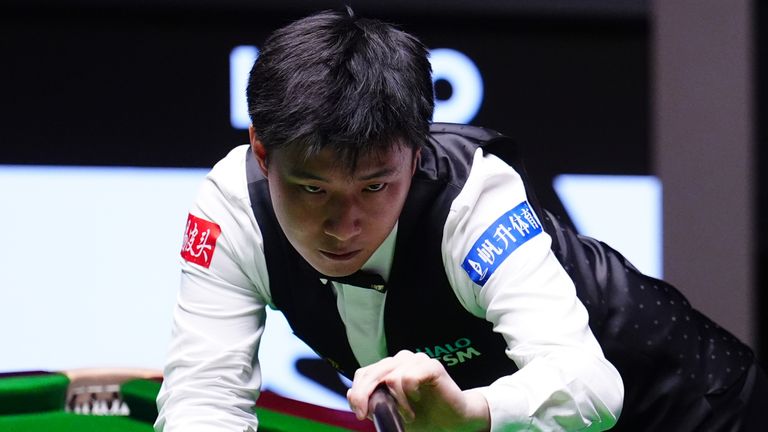 World Snooker Championship remaining: Zhao Xintong leads Mark Williams 11-6, wants seven extra frames for victory on Monday