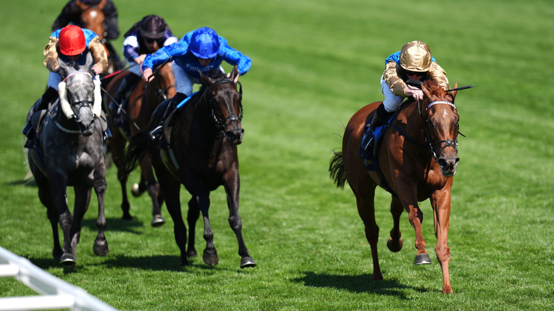 Crimson Advocate swoops from last to first in Duke Of Cambridge