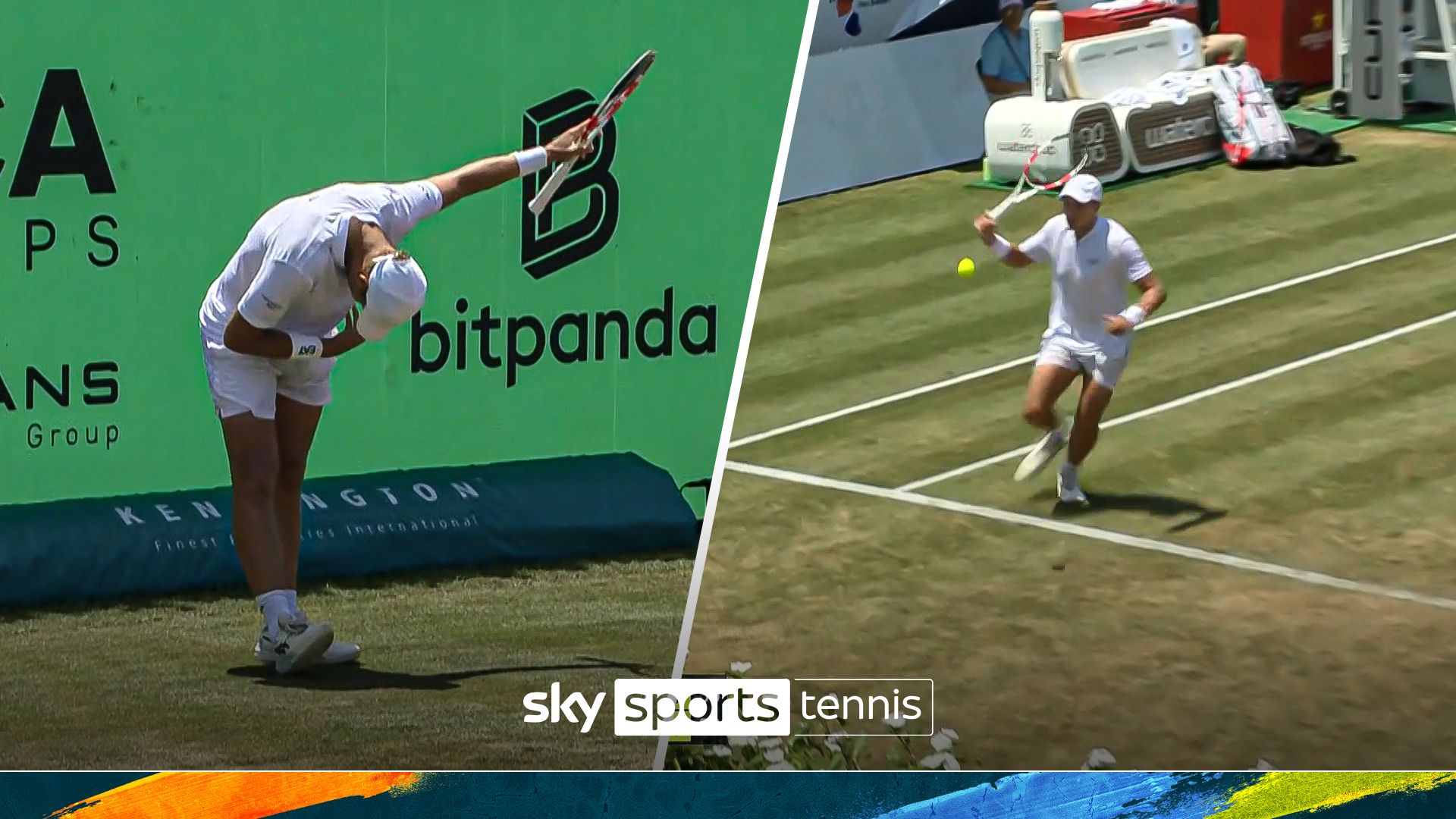 Take a bow Medjedovic! - Serbian hits 'filthy' tweener-lob!