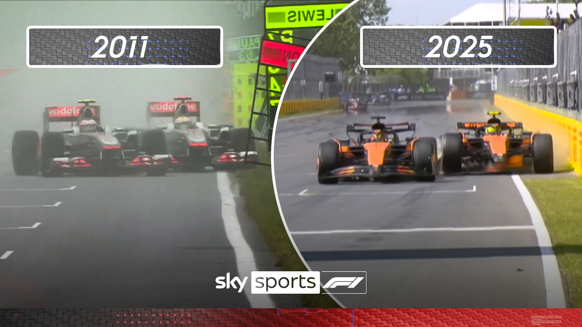 McLaren deja-vu! | Norris-Piastri replicate Button-Hamilton crash from 2011!