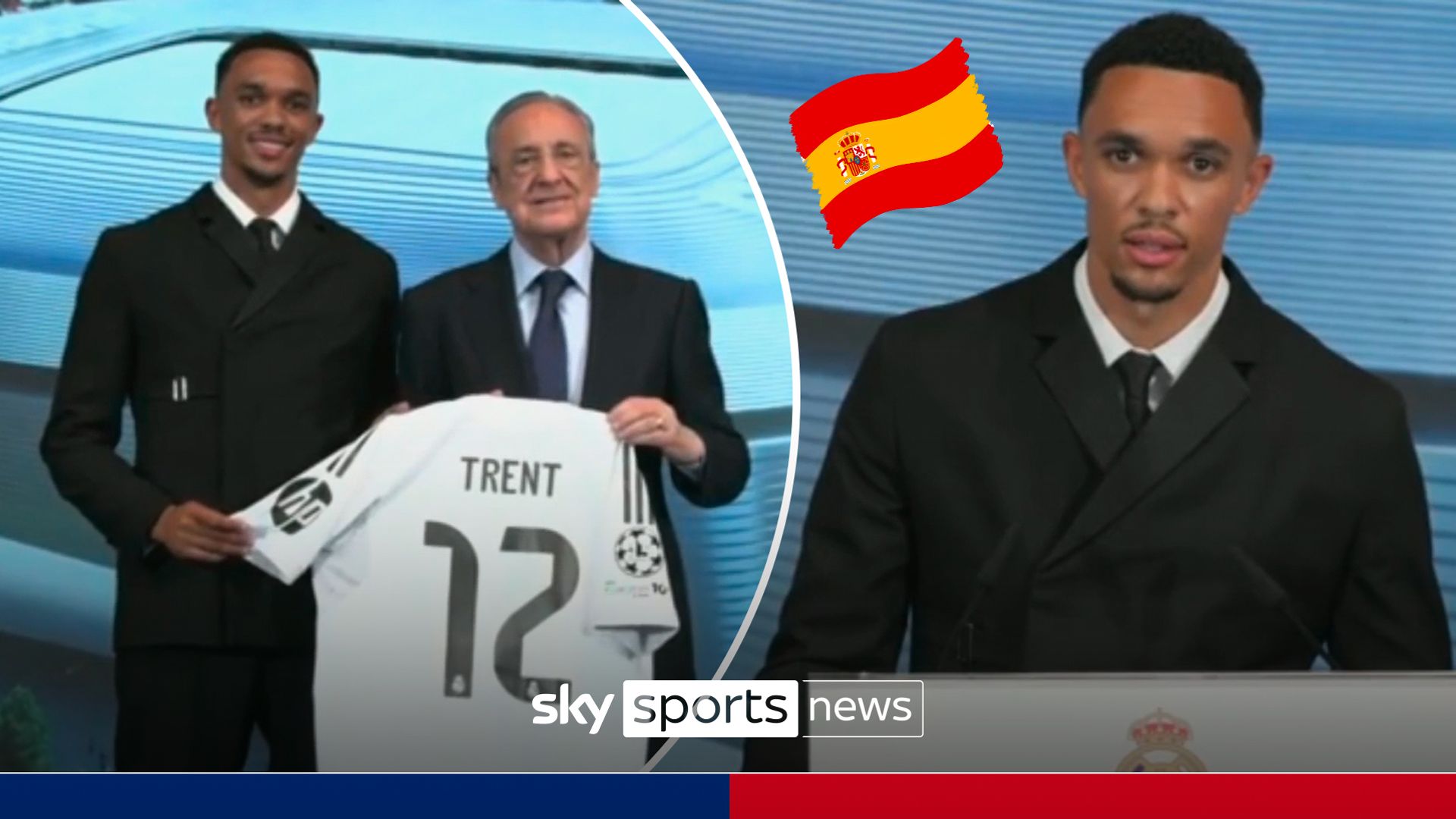 Wow! Trent stuns Real fans with opening speech in fluent Spanish!
