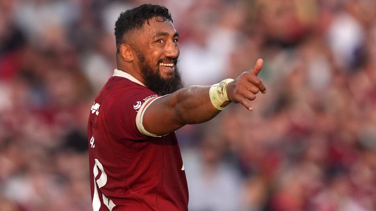 Bundee Aki demonstrēja savu spēku tikt pāri vai pirmajam 2025. gada lauvu mēģinājumam