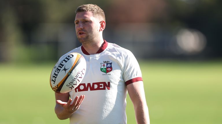 Russell plays his first game on the 2025 British and Irish Lions tour on Saturday in Perth