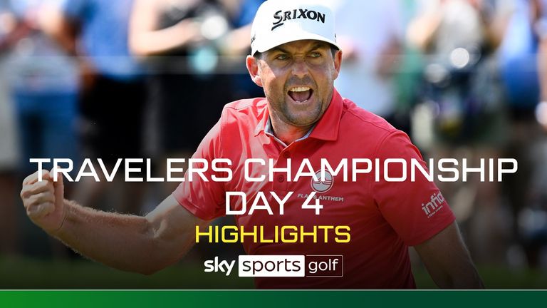 Highlights from the final round of the Travelers Championship, as Tommy Fleetwood narrowly missed out on a maiden PGA Tour title at the hands of Keegan Bradley