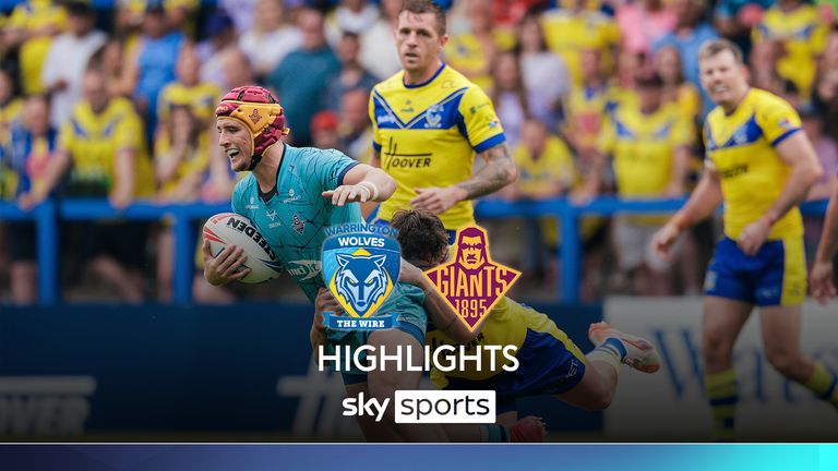 Superlīgas spēles nozīmīgie notikumi starp Warrington Wolves un Huddersfield Giants
