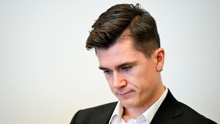 Jakob Ingebrigtsen in court for the criminal case against Gjert Arne Ingebrigtsen, his father and former coach