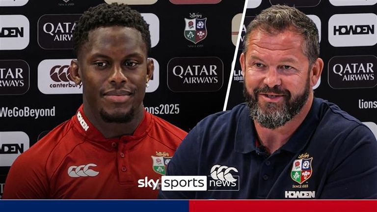 Maro Itoje will serve as captain of the Lions for the first time, while Andy Farrell spoke about the significance of players debuting for the British and Irish Lions team.