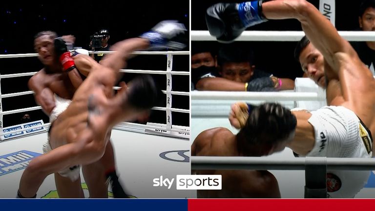 Suablack delivers two huge kicks to drop Sangarthit Looksaikongdin twice in the final round
