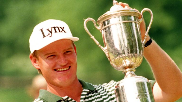 Ernie Els' 1994 US Open win was his first of four major titles 