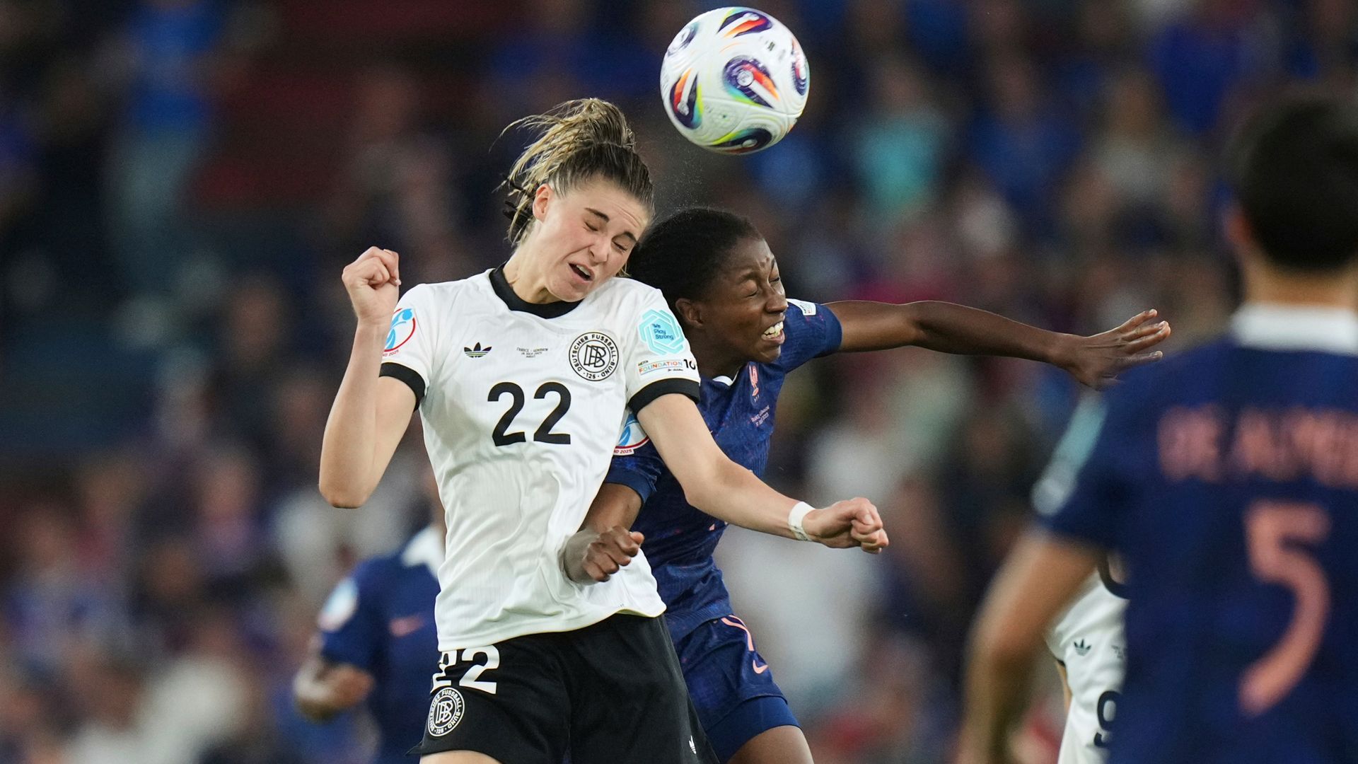 Nusken penalty saved as 10-player Germany battle France 