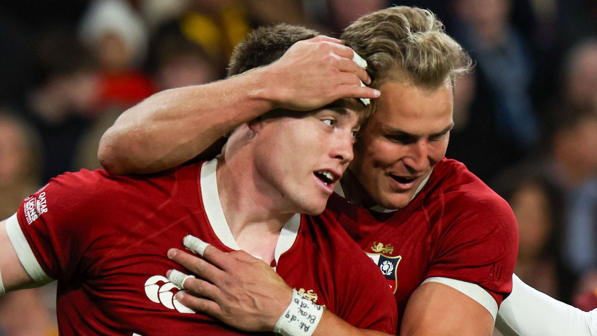 Lions run riot against Reds but Daly suffers serious-looking arm injury
