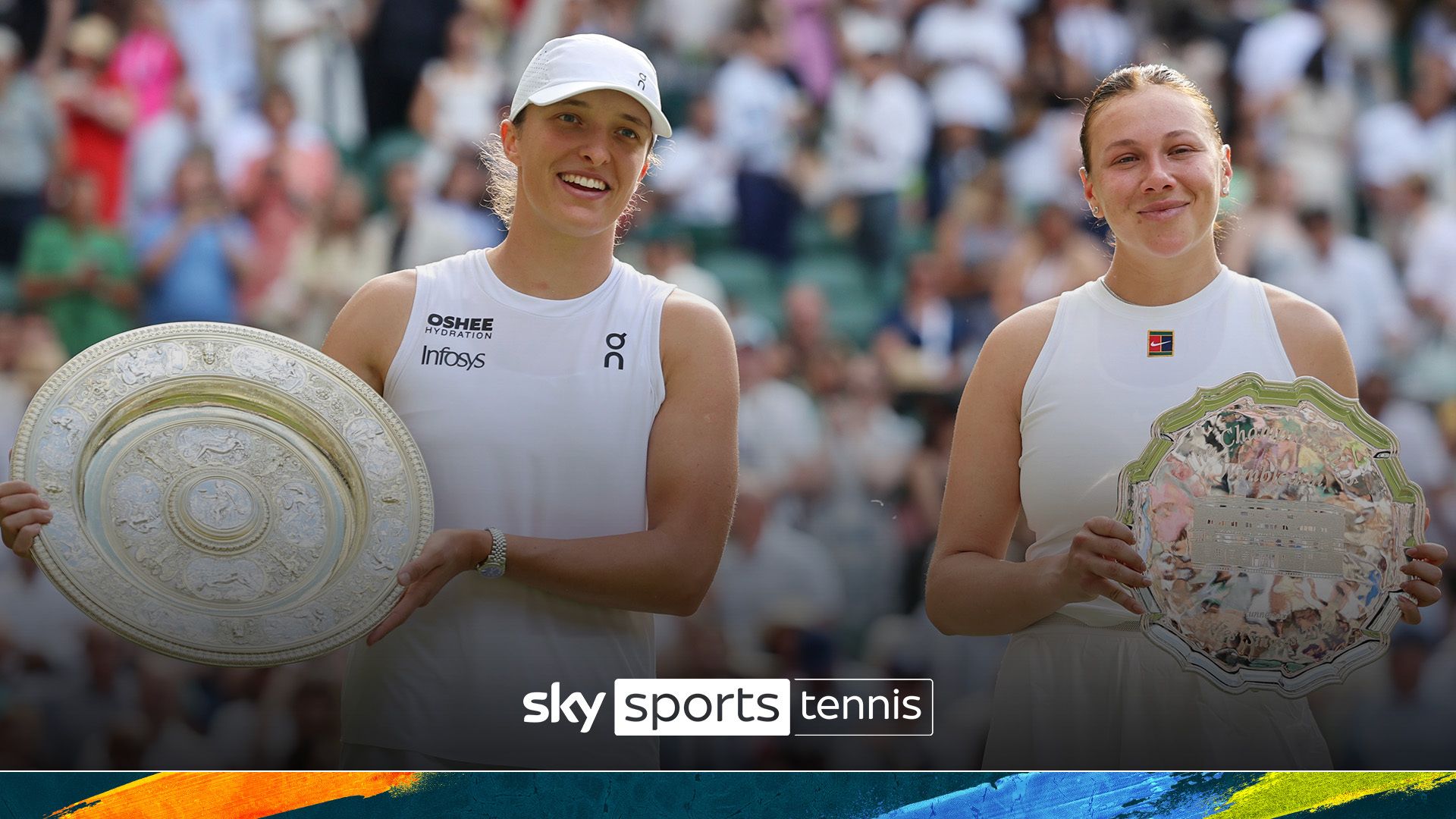Wimbledon D13 highlights: Swiatek dominates Anisimova to win final