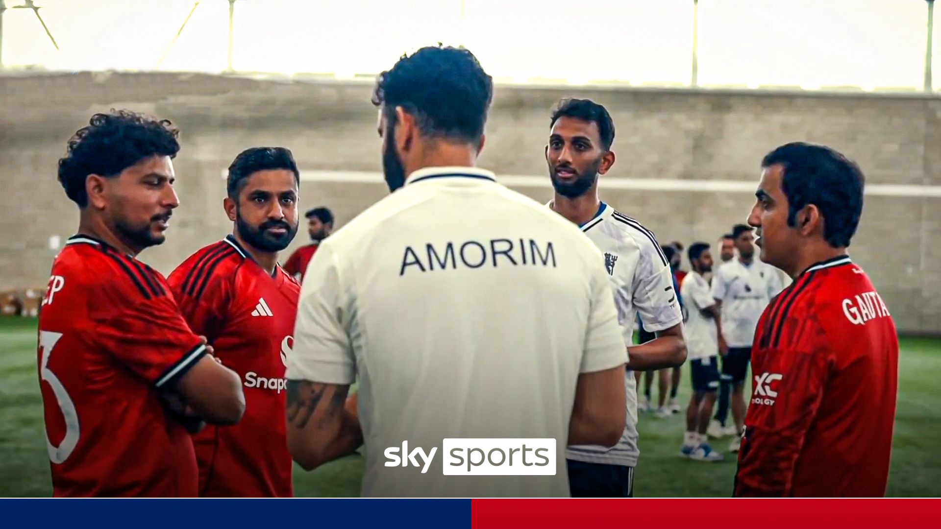 India cricket team pay a visit Manchester United