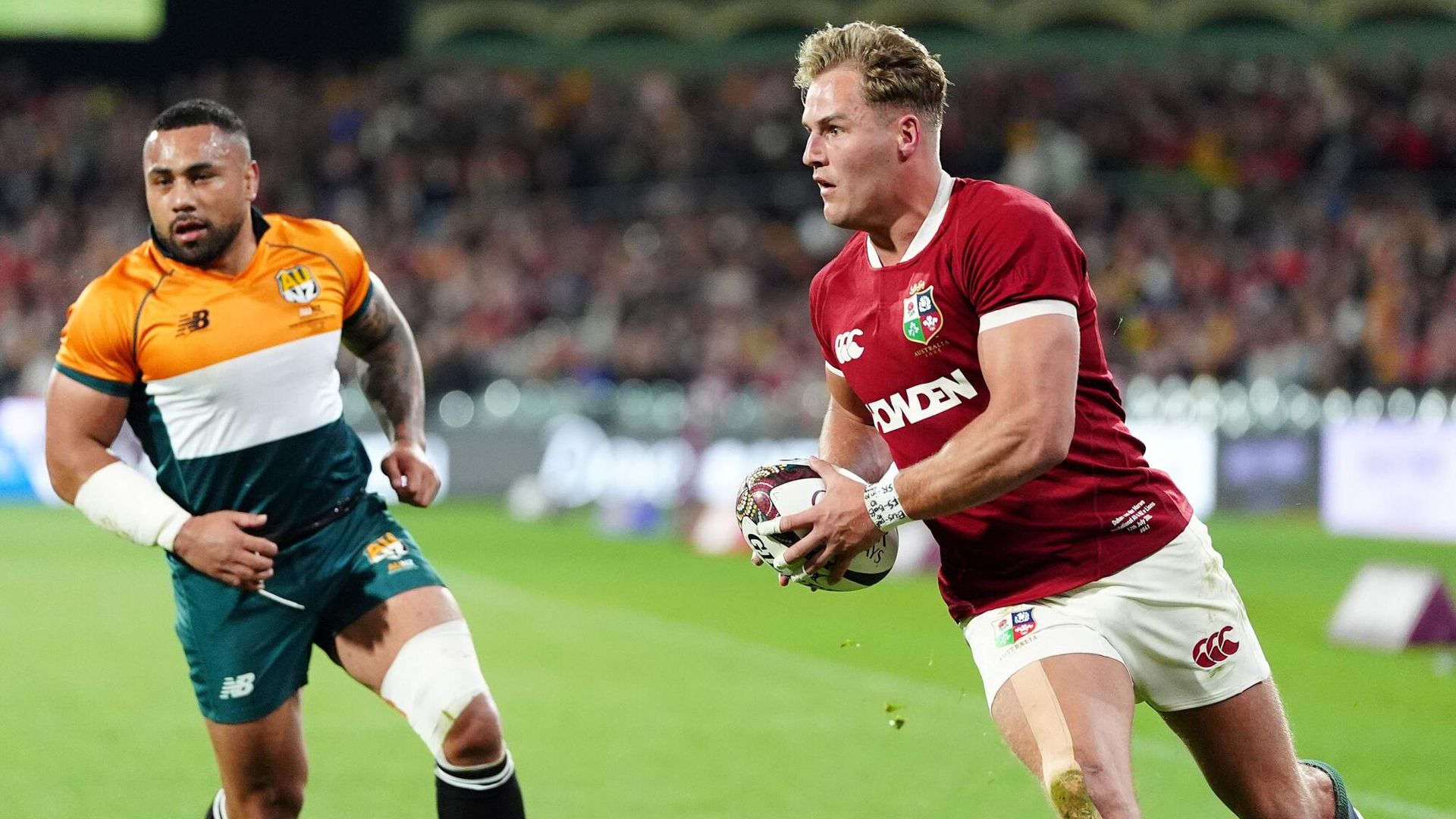 Van der Merwe hat-trick as Lions run riot in final game before Test series