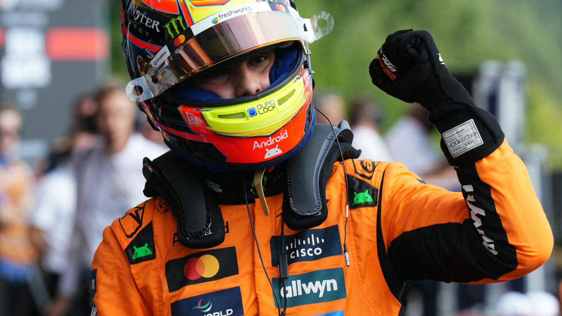 Piastri storms to Belgian Sprint pole with spinning Hamilton left in 18th