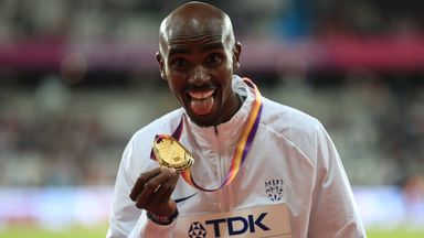 Mo Farah won gold in the 10,000m Men's final at the 2017 World Championships at the London Stadium