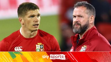 Andy Farrell explained the difficult phone call he had with his son Owen when he initially asked him to join the British & Irish Lions squad for tour Australia