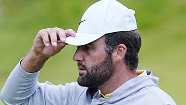Scottie Scheffler holds a one-shot halfway lead at The Open 